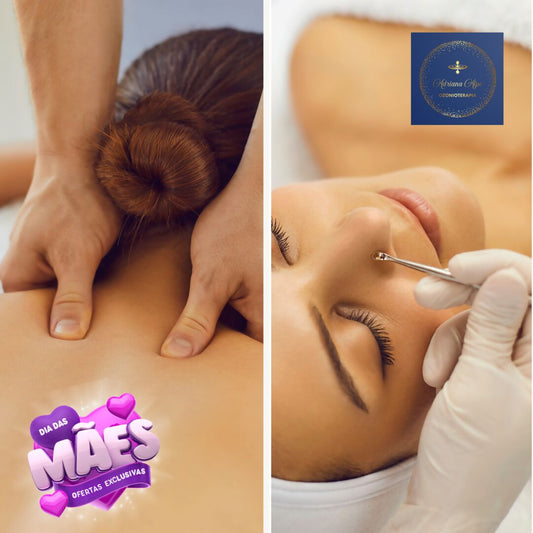 Combo Massagem Relaxante + Limpeza de Pele